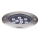 Ideal Lux - Iluminação de caminho de acesso LED FLOOR LED/12W/230V diâmetro 14 cm CRI 90 IP67 cromado brilhante