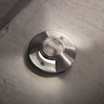 Ideal Lux - Iluminação de caminho de acesso LED ROCKET LED/3W/230V CRI 90 IP65 cromado mate