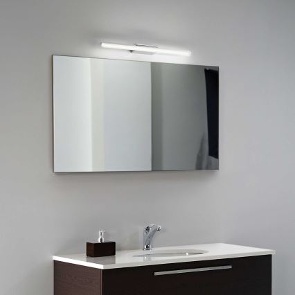 Ideal Lux - Iluminação de espelho para casa de banho LED RIFLESSO LED/16W/230V 62 cm CRI 90 IP54 cromado brilhante