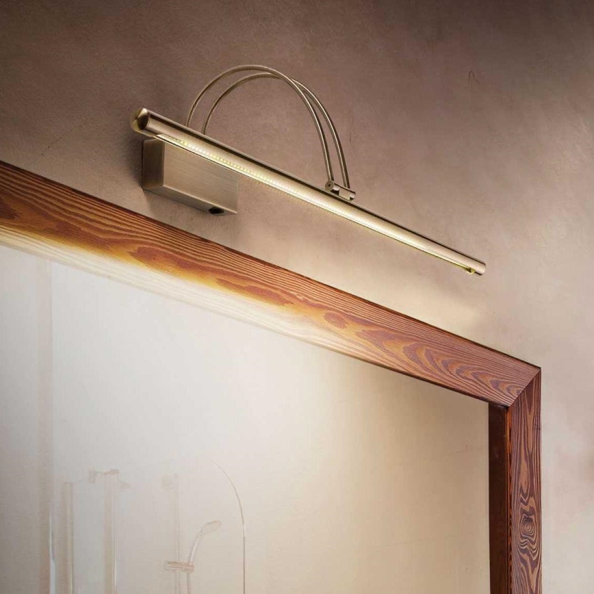 Ideal Lux - Iluminação de ilustração LED BOW LED/4,6W/230V 46 cm CRI 90 dourado
