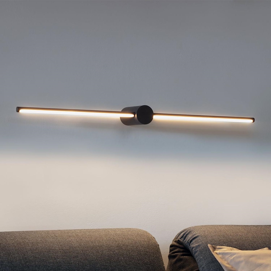 Ideal Lux - Iluminação de ilustração LED FILO LED/13W/230V 75 cm CRI 90 preto