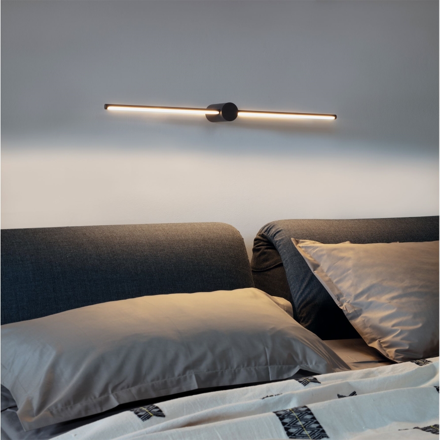 Ideal Lux - Iluminação de ilustração LED FILO LED/13W/230V 75 cm CRI 90 preto