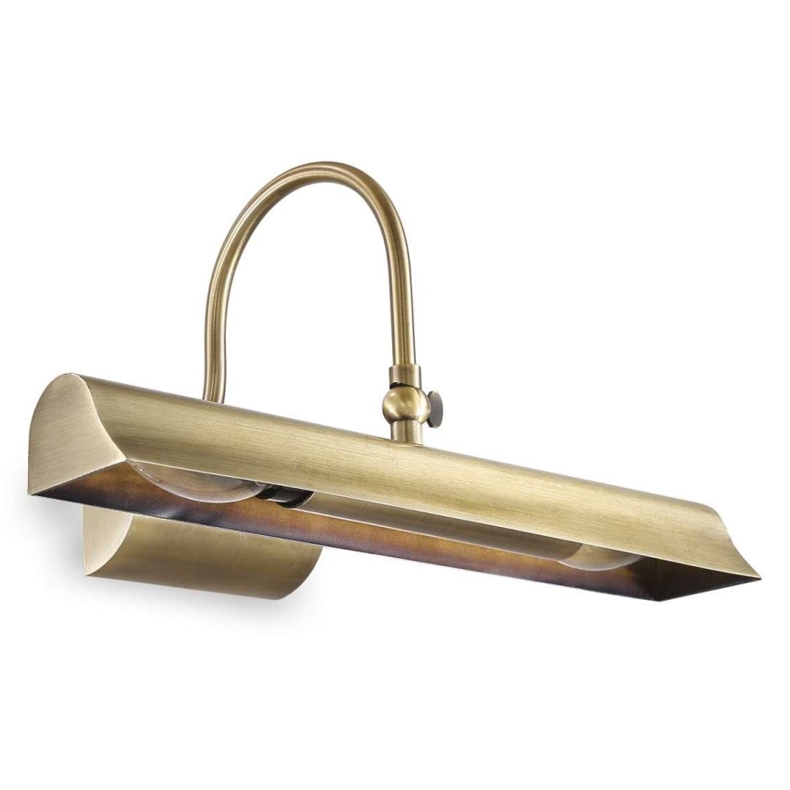 Ideal Lux - Iluminação de ilustração RETRO 2xE14/28W/230V latão
