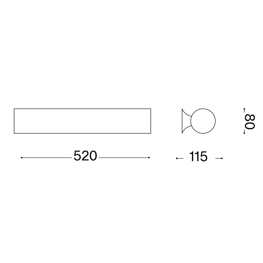 Ideal Lux - Iluminação de parede CAMERINO 3xE14/40W/230V branco