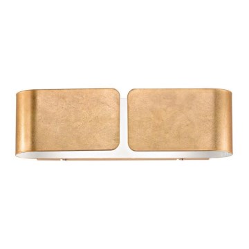 Ideal Lux - Iluminação de parede CLIP 2xE27/60W/230V dourado