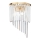Ideal Lux - Iluminação de parede de cristal CARLTON 3xE14/40W/230V dourado