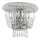 Ideal Lux - Iluminação de parede de cristal DUBAI 2xE14/28W/230V cromado brilhante