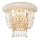 Ideal Lux - Iluminação de parede de cristal DUBAI 2xE14/28W/230V dourado