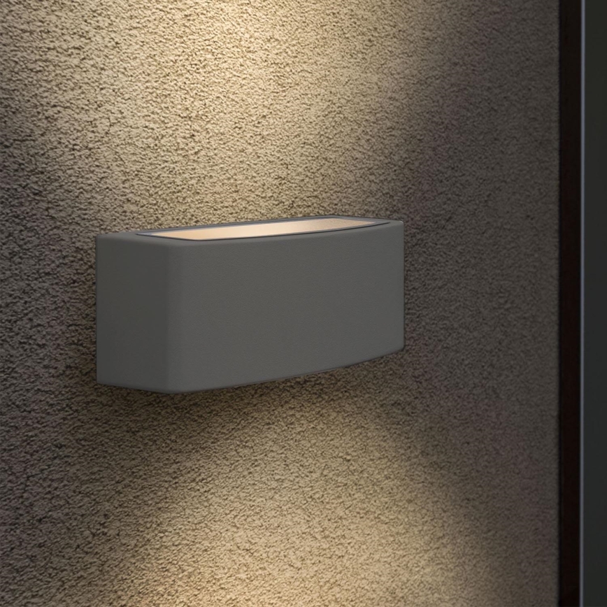Ideal Lux - Iluminação de parede exterior ANDROMEDA 1xE27/60W/230V IP55 antracite