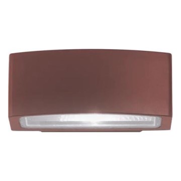 Ideal Lux - Iluminação de parede exterior ANDROMEDA 1xE27/60W/230V IP55 castanho