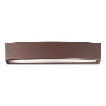 Ideal Lux - Iluminação de parede exterior ANDROMEDA 2xE27/60W/230V IP55 castanho