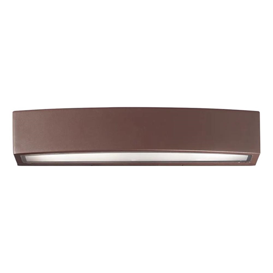 Ideal Lux - Iluminação de parede exterior ANDROMEDA 2xE27/60W/230V IP55 castanho