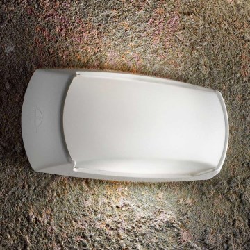 Ideal Lux - Iluminação de parede exterior FELIX 1xE27/23W/230V IP66 branco