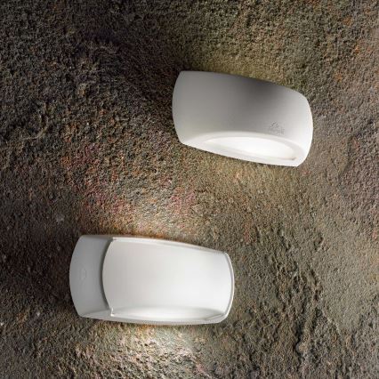 Ideal Lux - Iluminação de parede exterior FELIX 1xE27/23W/230V IP66 branco