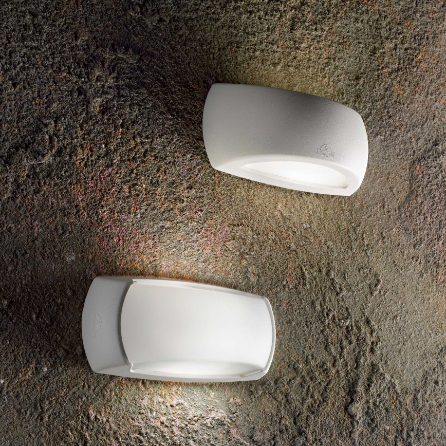 Ideal Lux - Iluminação de parede exterior FELIX 1xE27/23W/230V IP66 branco