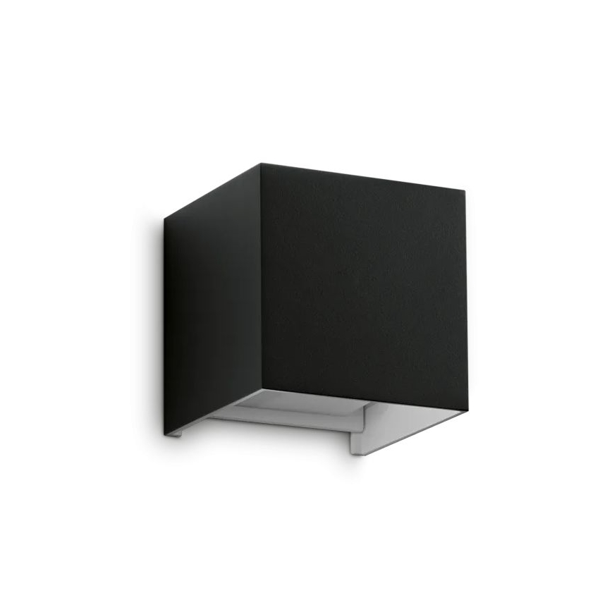 Ideal Lux - Iluminação de parede exterior LED ATOM LED/12W/230V CRI 90 IP54 preto