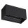 Ideal Lux - Iluminação de parede exterior LED ATOM LED/25W/230V CRI 90 IP54 preto