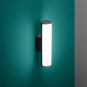 Ideal Lux - Iluminação de parede exterior LED ETERE LED/9,5W/230V 3000K CRI 90 IP44 preto