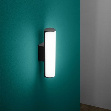 Ideal Lux - Iluminação de parede exterior LED ETERE LED/9,5W/230V 4000K CRI 90 IP44 preto