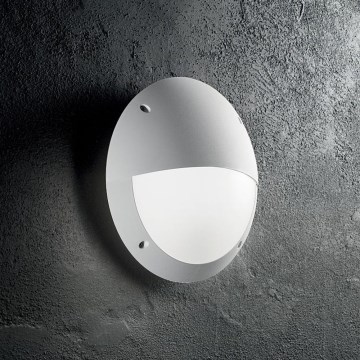 Ideal Lux - Iluminação de parede exterior LUCIA 1xE27/23W/230V IP66 branco