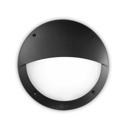 Ideal Lux - Iluminação de parede exterior LUCIA 1xE27/23W/230V IP66 preto