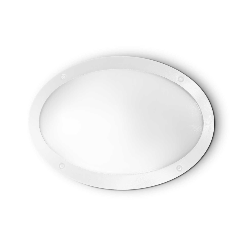 Ideal Lux - Iluminação de parede exterior MADDI 1xE27/23W/230V IP66 branco