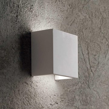Ideal Lux - Iluminação de parede FLASH GESSO 1xG9/40W/230V branco