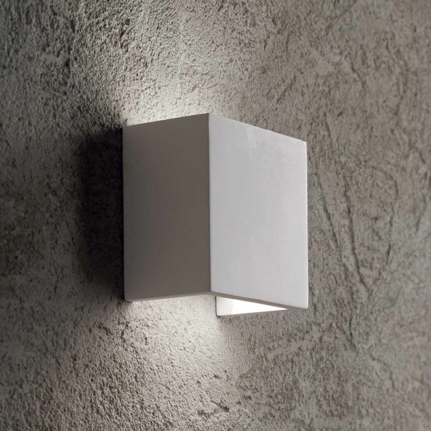 Ideal Lux - Iluminação de parede FLASH GESSO 1xG9/40W/230V branco