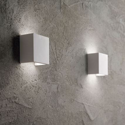 Ideal Lux - Iluminação de parede FLASH GESSO 1xG9/40W/230V branco