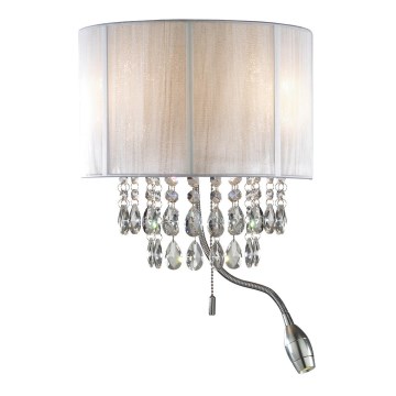 Ideal Lux - Iluminação de parede LED 2xE14/40W/230V + LED/1W