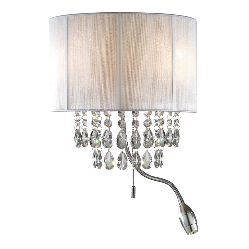 Ideal Lux - Iluminação de parede LED 2xE14/40W/230V + LED/1W