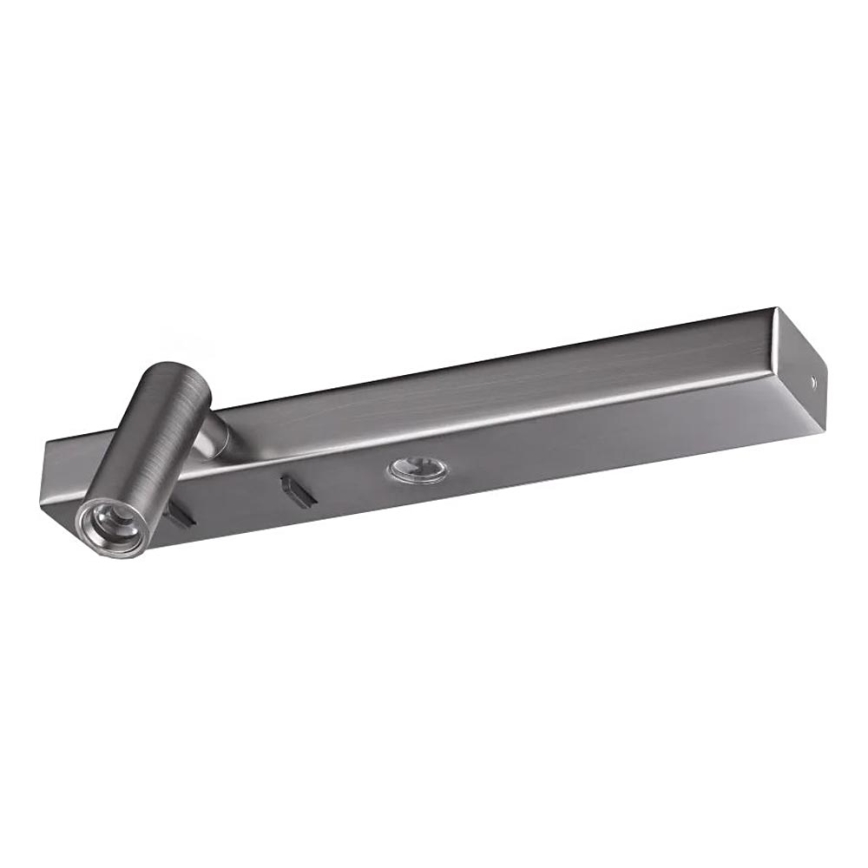 Ideal Lux - Iluminação de parede LED BONNE LED/6,5W/230V CRI 90 cromado brilhante