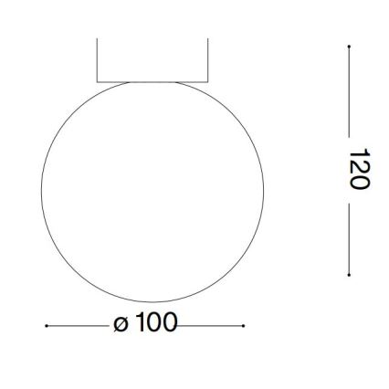 Ideal Lux - Iluminação de parede LED CARTA 1xG9/3W/230V diâmetro 10 cm branco