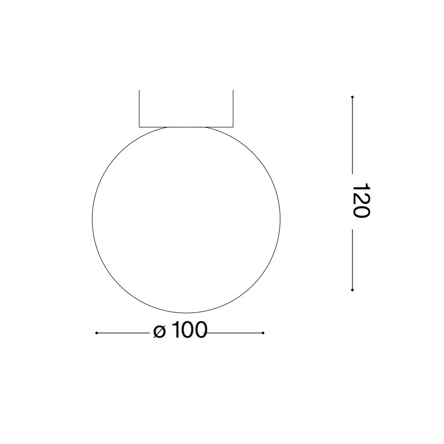 Ideal Lux - Iluminação de parede LED CARTA 1xG9/3W/230V diâmetro 10 cm branco
