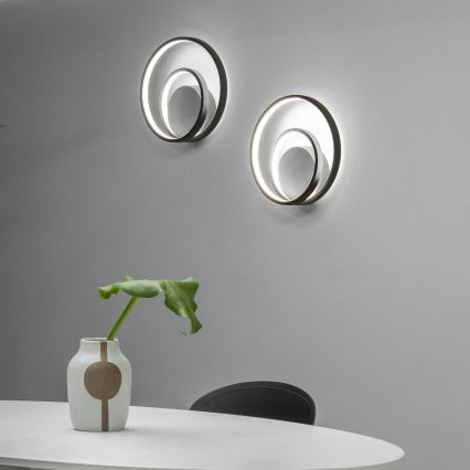 Ideal Lux - Iluminação de parede LED com regulação OZ LED/28W/230V CRI 90 preto