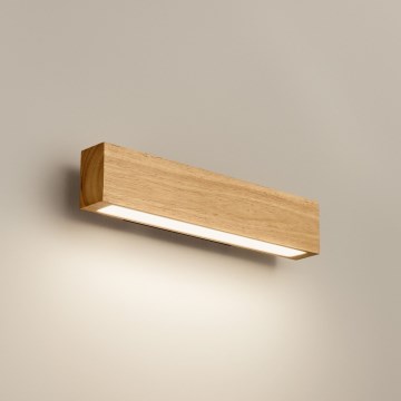 Ideal Lux - Iluminação de parede LED CRAFT LED/12W/230V CRI 90 faia