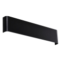 Ideal Lux - Iluminação de parede LED DELTA LED/14W/230V 3000K 41 cm CRI 90 preto