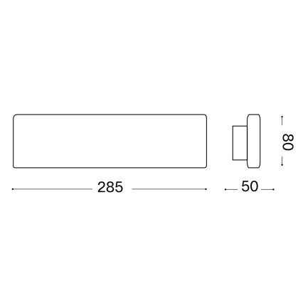 Ideal Lux - Iluminação de parede LED DESK LED/12,5W/230V CRI 90 branco