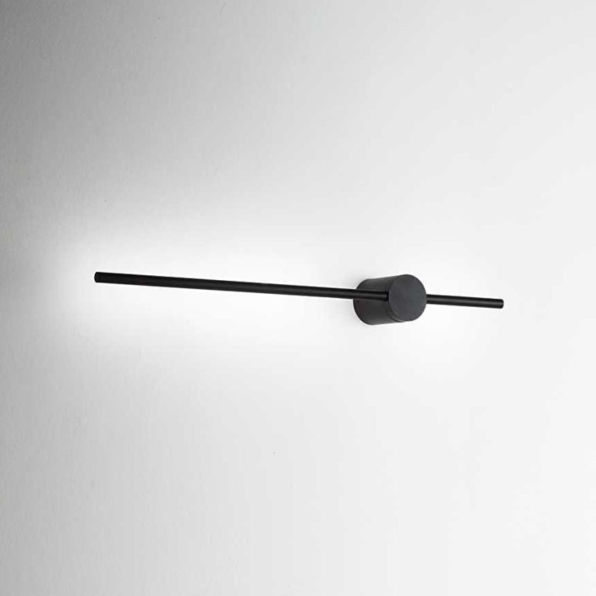 Ideal Lux - Iluminação de parede LED ESSENCE LED/12W/230V 4000K 70 cm CRI 90 preto