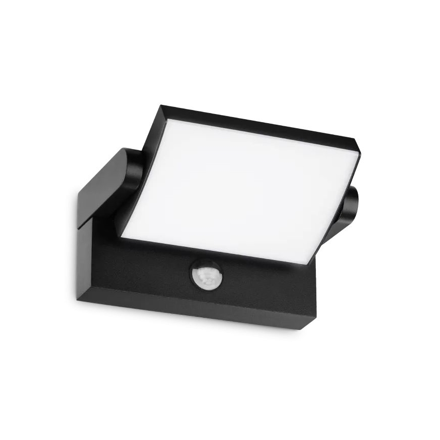 Ideal Lux - Iluminação de parede LED exterior com sensor SWIPE LED/21W/230V CRI 90 IP54 preto