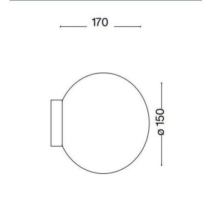 Ideal Lux - Iluminação de parede LED MAPA 1xG9/15W/230V