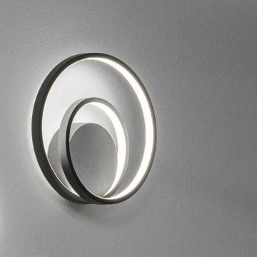 Ideal Lux - Iluminação de parede LED OZ LED/26W/230V CRI 90 preto