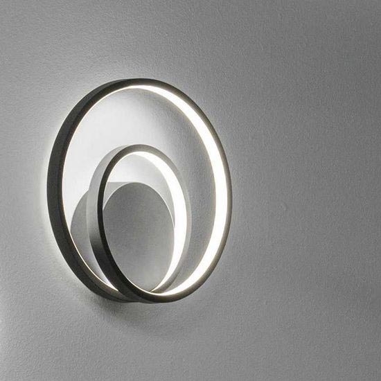 Ideal Lux - Iluminação de parede LED OZ LED/26W/230V CRI 90 preto