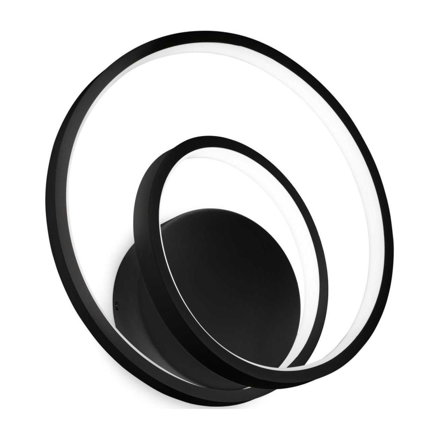 Ideal Lux - Iluminação de parede LED OZ LED/26W/230V CRI 90 preto