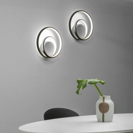 Ideal Lux - Iluminação de parede LED OZ LED/26W/230V CRI 90 preto