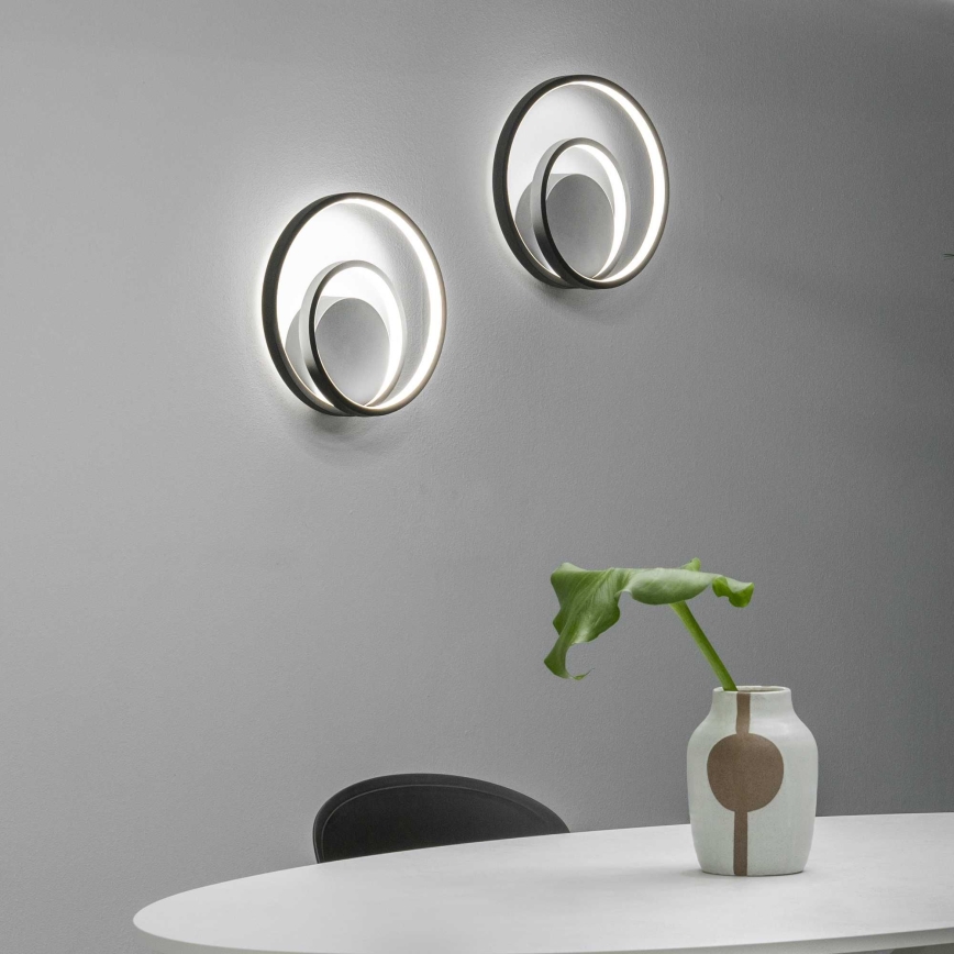 Ideal Lux - Iluminação de parede LED OZ LED/26W/230V CRI 90 preto