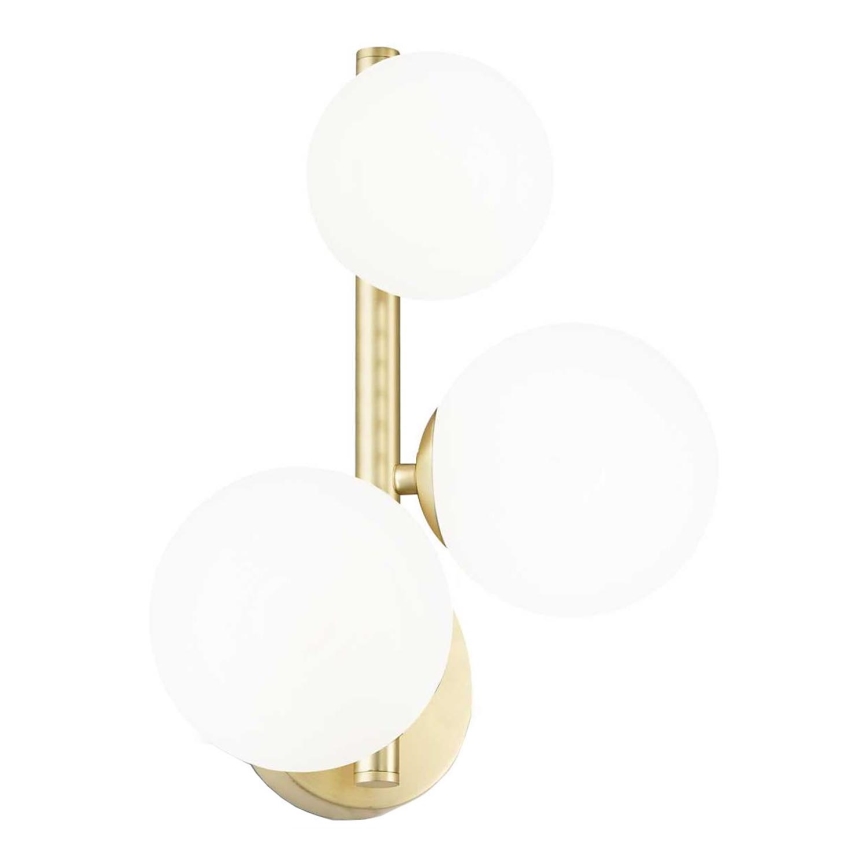 Ideal Lux - Iluminação de parede LED PERLAGE 3xG9/3W/230V dourado/branco