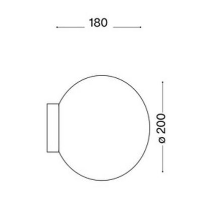 Ideal Lux - Iluminação de parede MAPA 1xE27/60W/230V