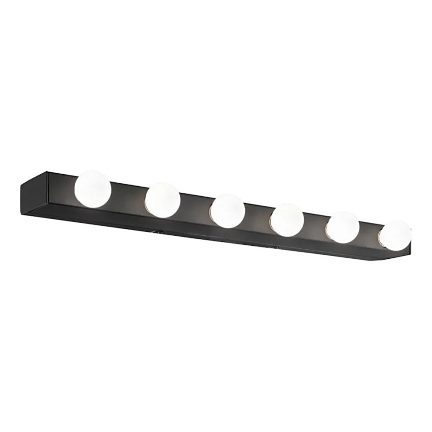 Ideal Lux - Iluminação de parede PRIVE 6xE14/40W/230V preto