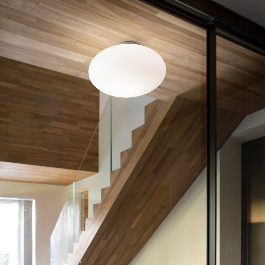 Ideal Lux - Iluminação de teto CANDY 1xE27/42W/230V diâmetro 40 cm branco